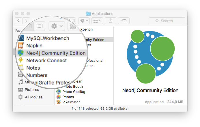 neo4j application